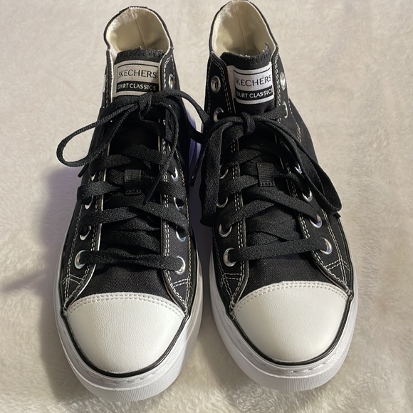 Skechers Court Classic Cordova Classic Top Tier Black Shoes/Sneakers - Picture 3 of 15